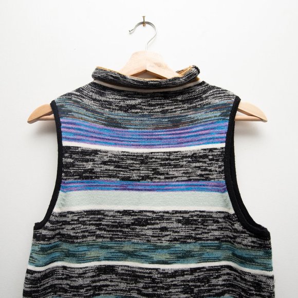Anthropologie Space Tie Dye Mock Neck Dress Top - Picture 4 of 6